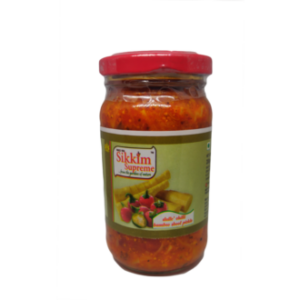 Sikkim Supreme Dalle Chilli with Bamboo Shoot Pickle- 400g